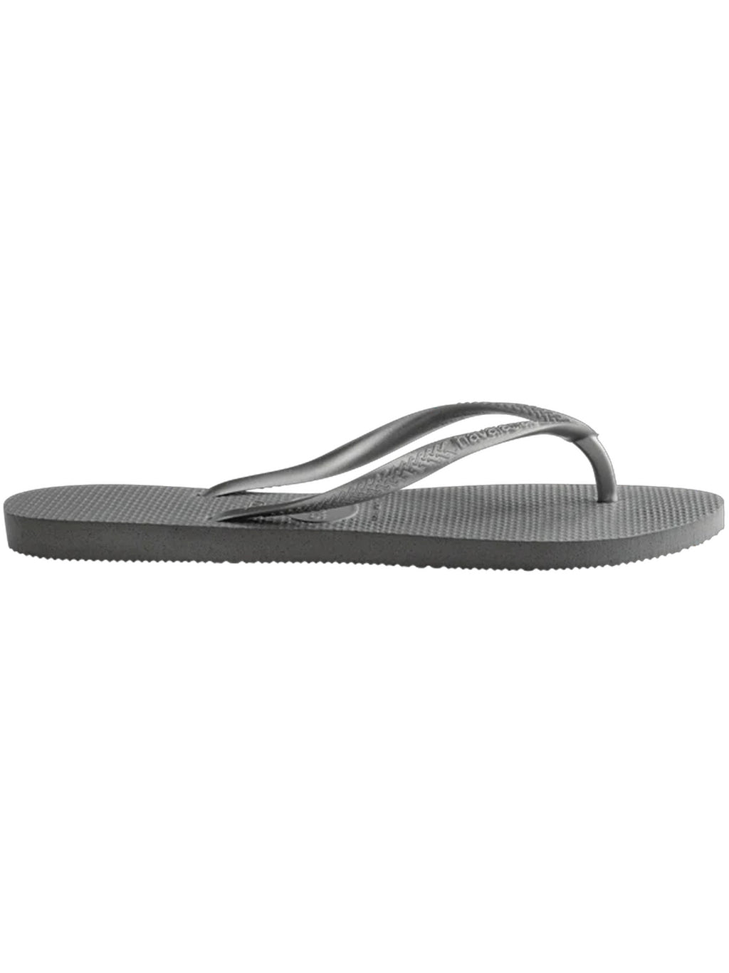 Womens Steel Grey Slim Slide