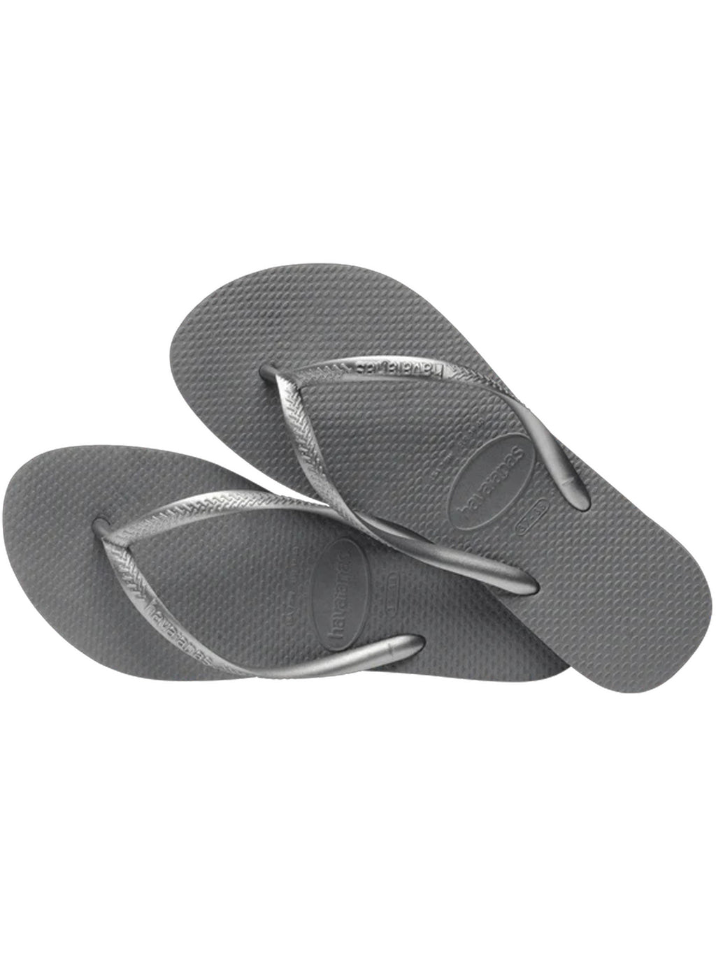 Womens Steel Grey Slim Slide