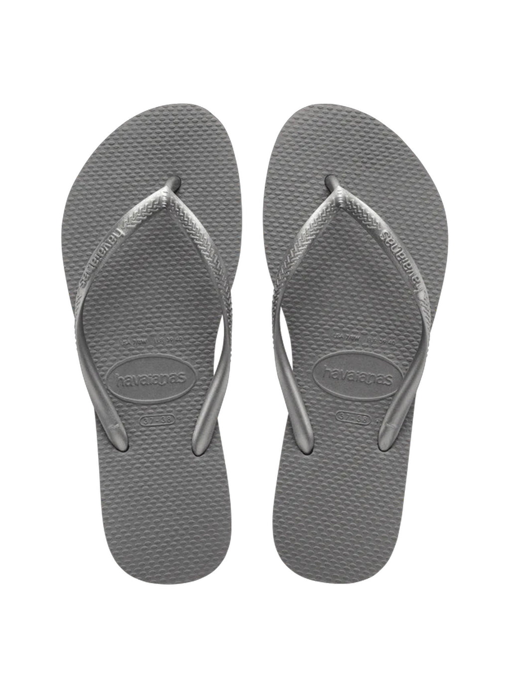 Womens Steel Grey Slim Slide