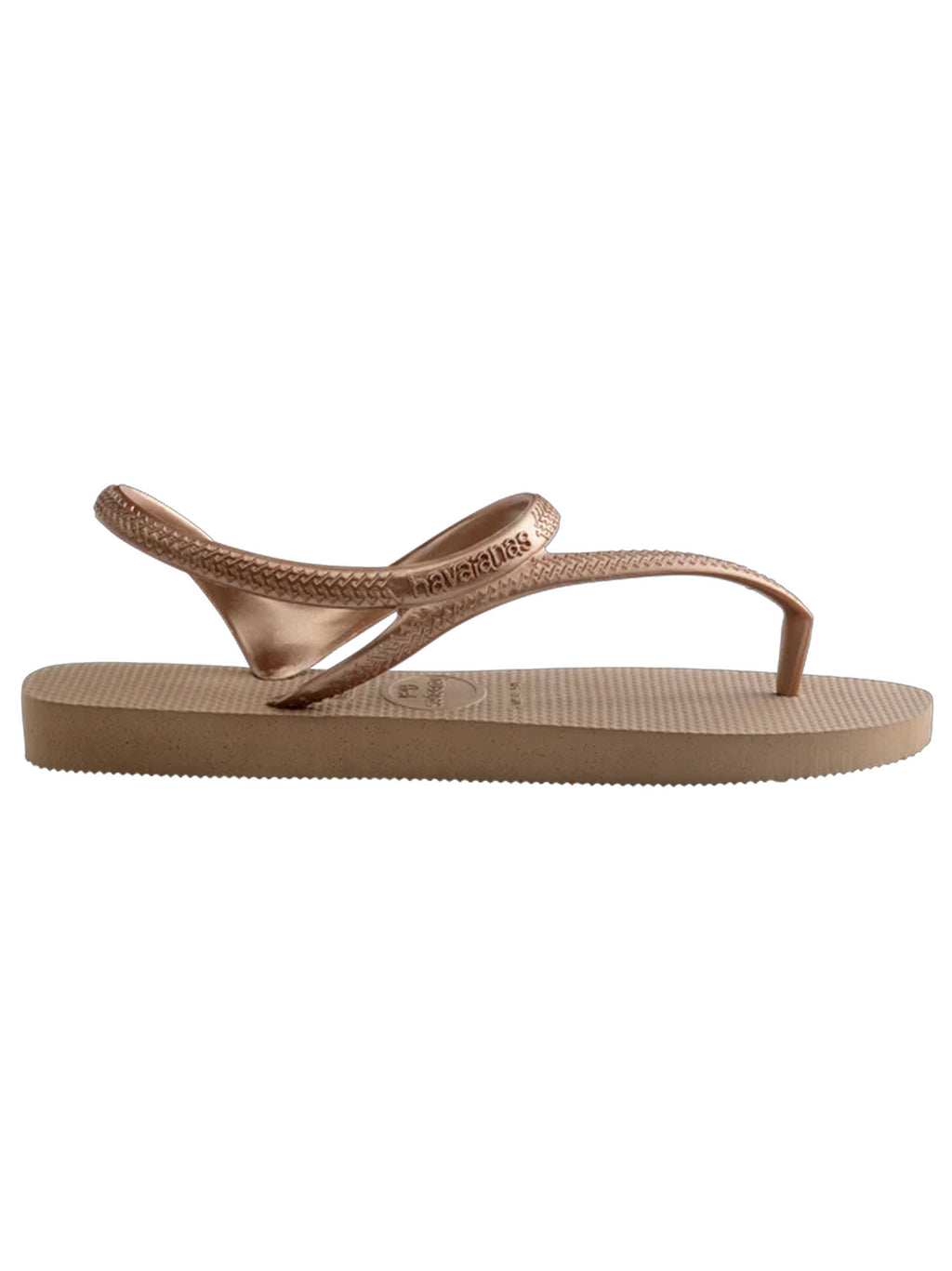 Womens Rose Gold Urban Flash Flip Flop