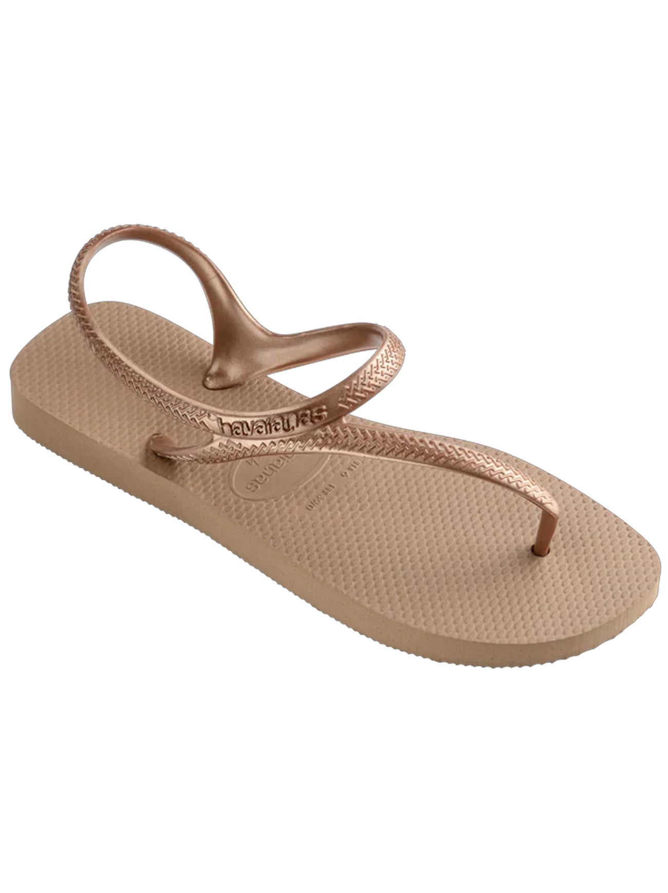 Womens Rose Gold Urban Flash Flip Flop