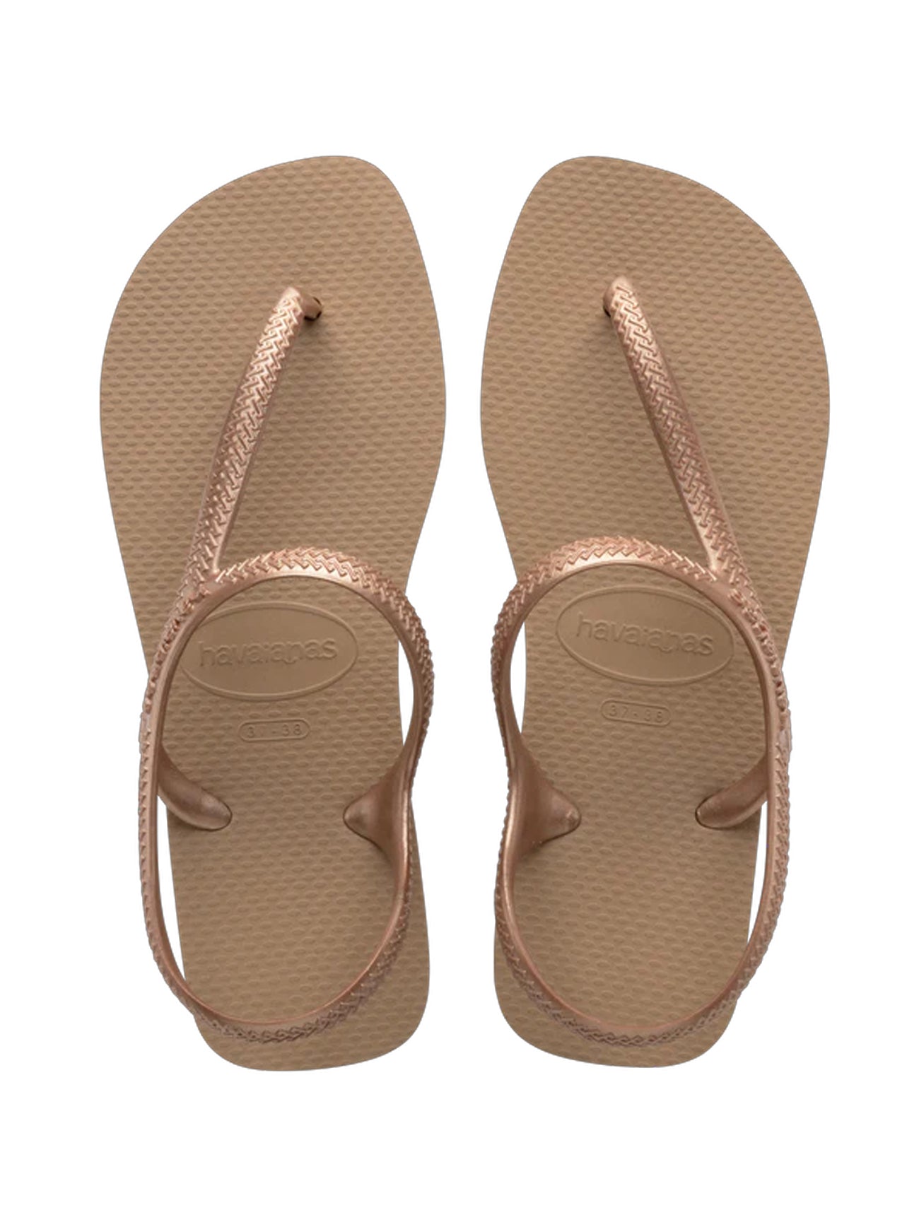 Womens Rose Gold Urban Flash Flip Flop