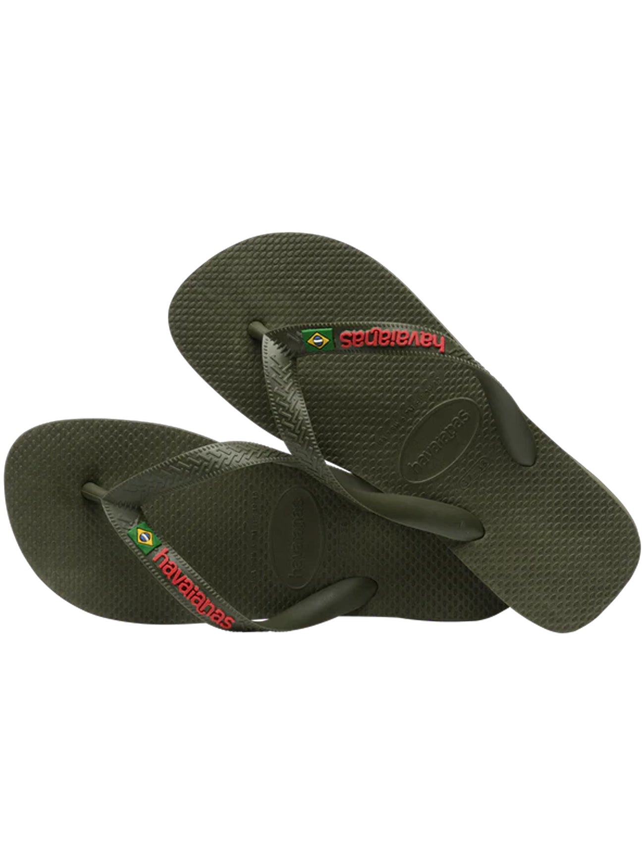 Unisex Green Logo Brasil Slide
