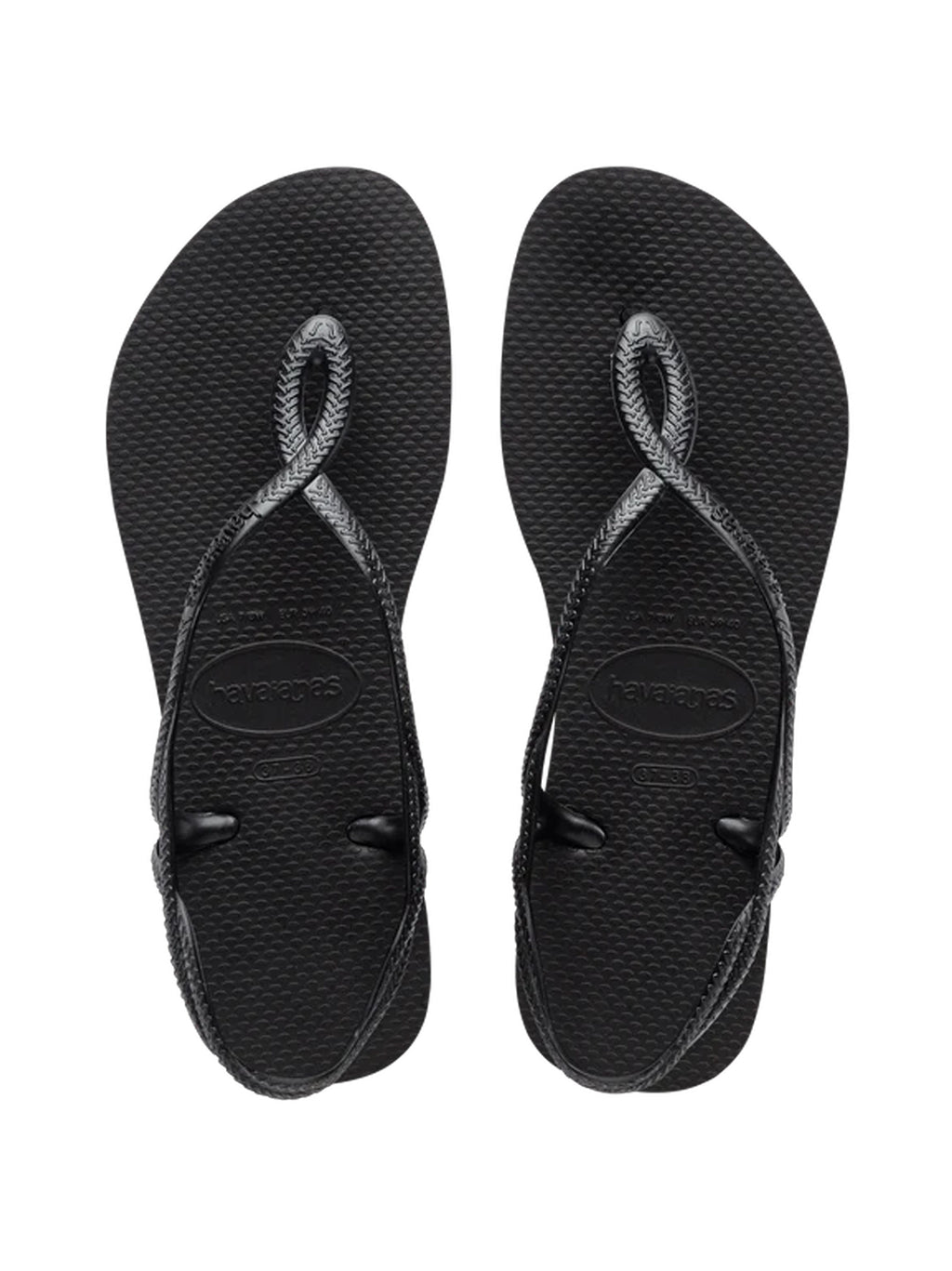 Womens Black Luna Flip Flop