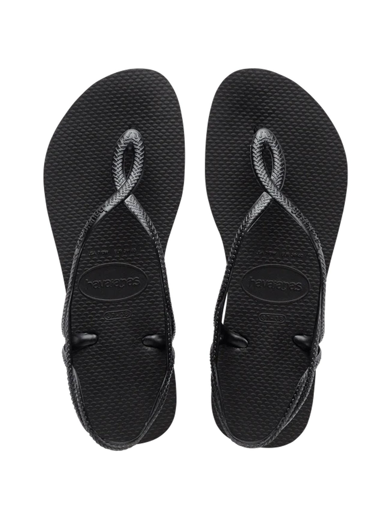 Womens Black Luna Flip Flop