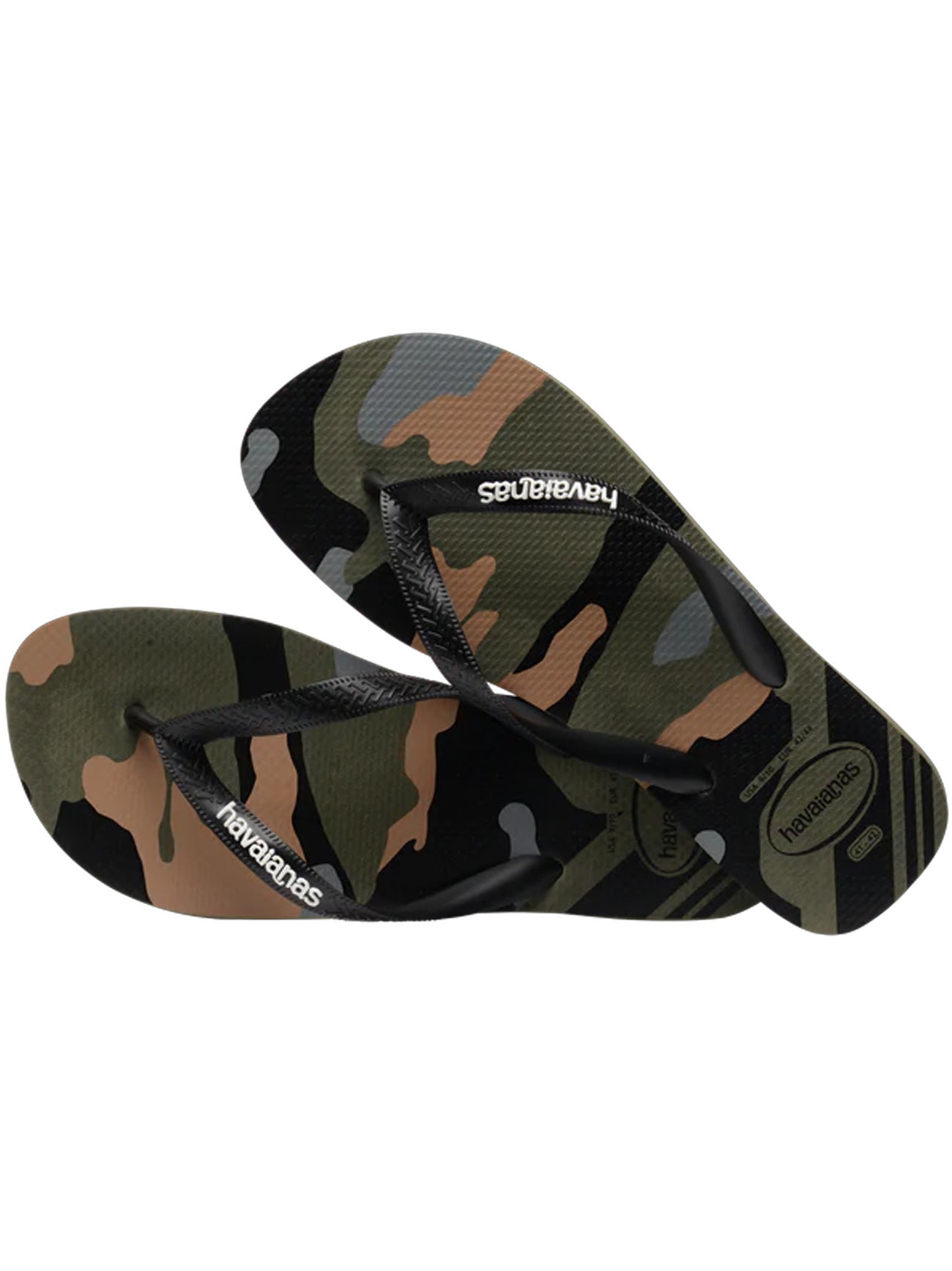 Unisex Camo Green Top Flip Flop