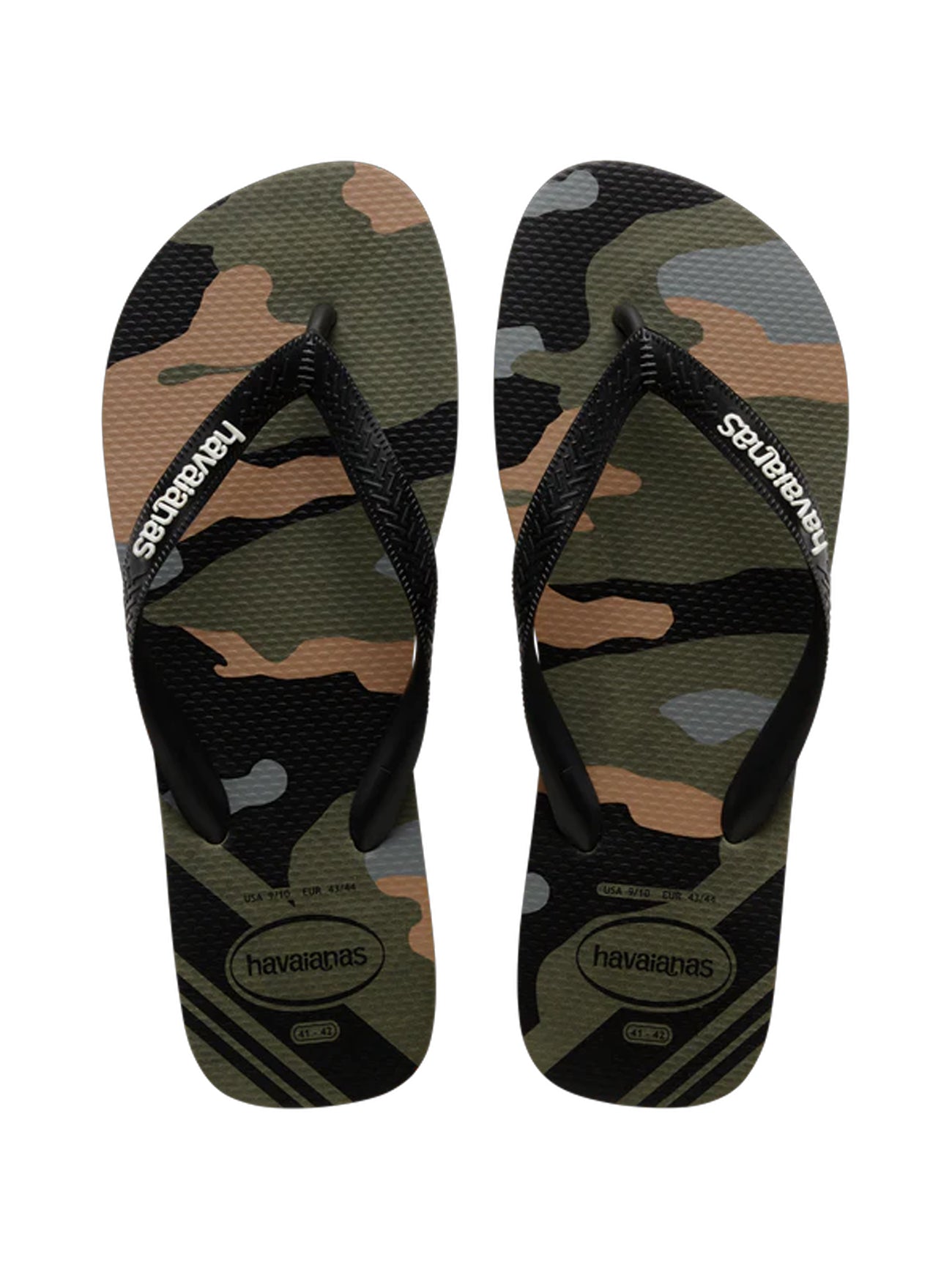 Unisex Camo Green Top Flip Flop