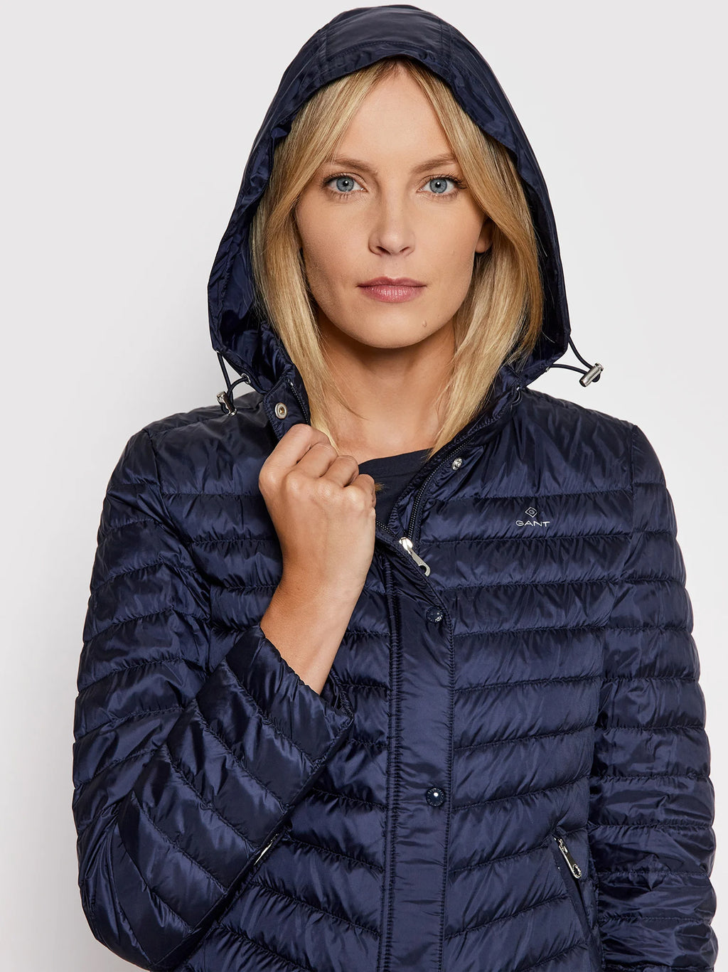 Womens Evening Blue Light Down Jacket