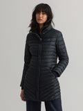 Womens Black Light Down Coat