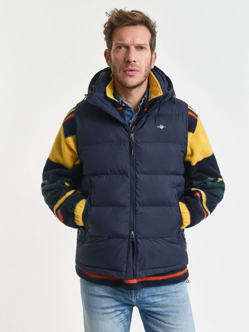 Mens Evening Blue Active Cloud Gilet