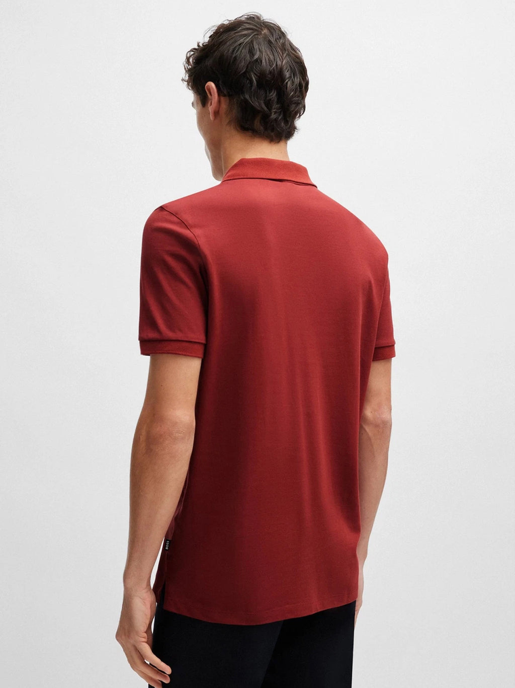 Mens Open Brown Pallas Polo Shirt