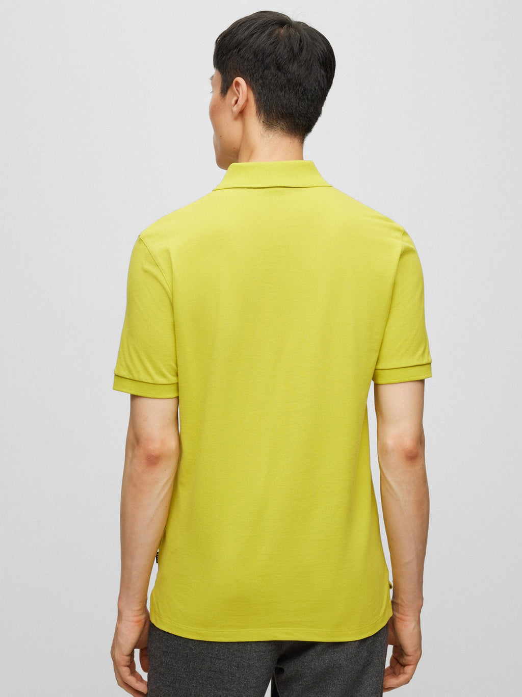 Mens Bright Green Pallas Polo Shirt