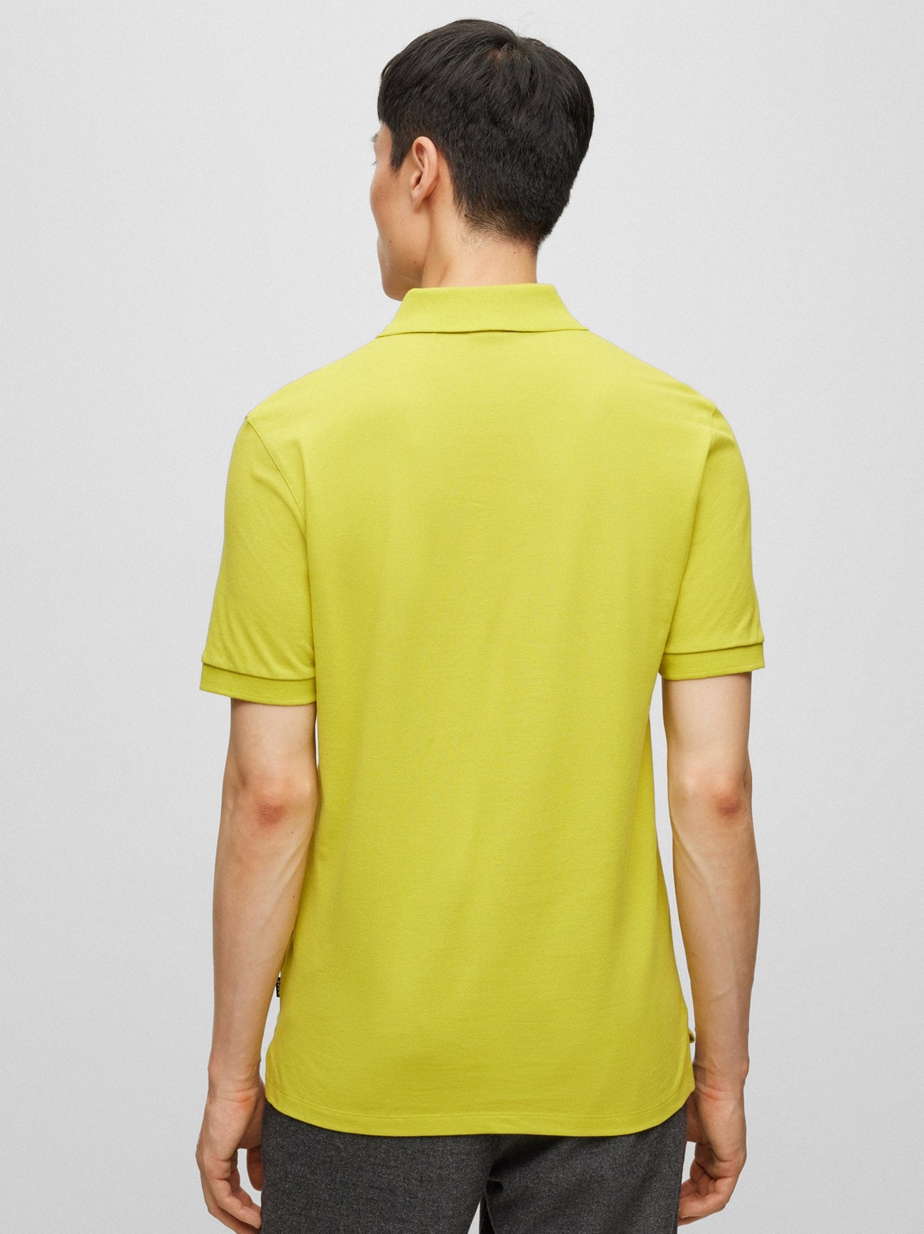 Mens Bright Green Pallas Polo Shirt