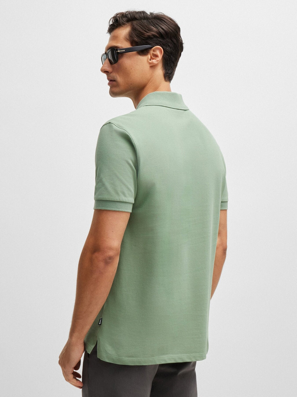 Mens Open Green Pallas Polo Shirt