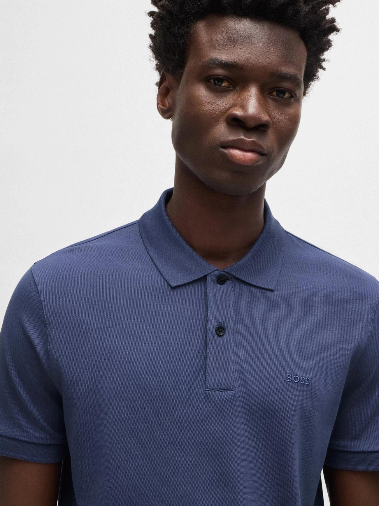 Mens Navy Pallas Polo Shirt