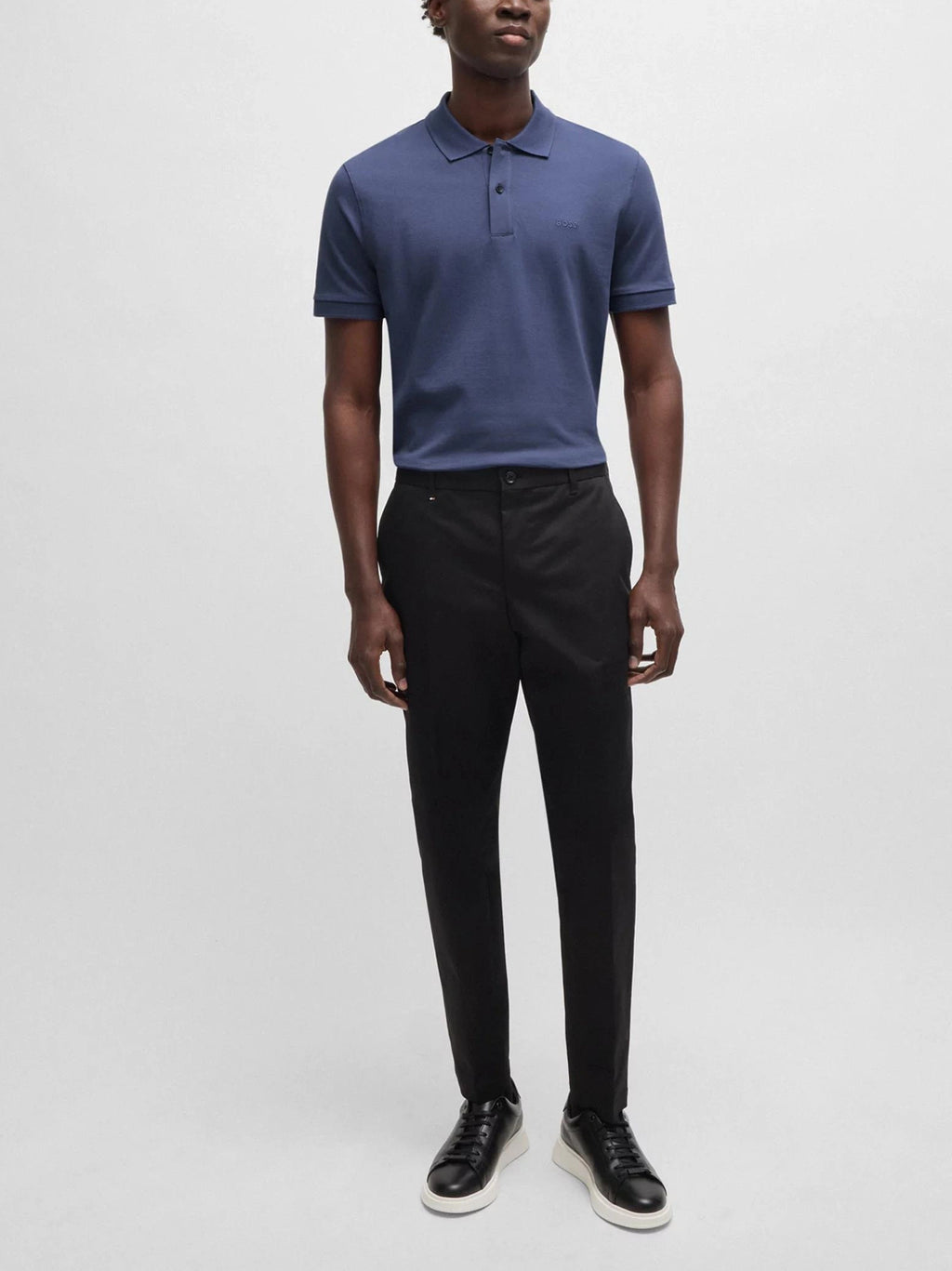 Mens Navy Pallas Polo Shirt