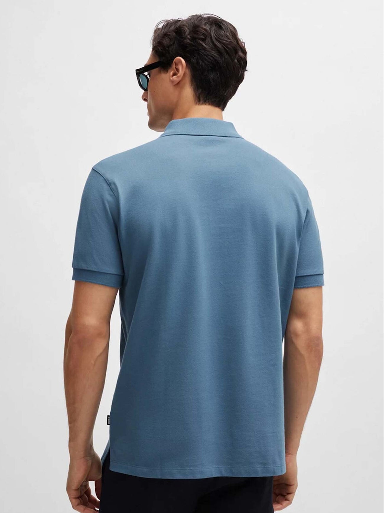 Mens Light Pastel Blue Pallas Polo Shirt