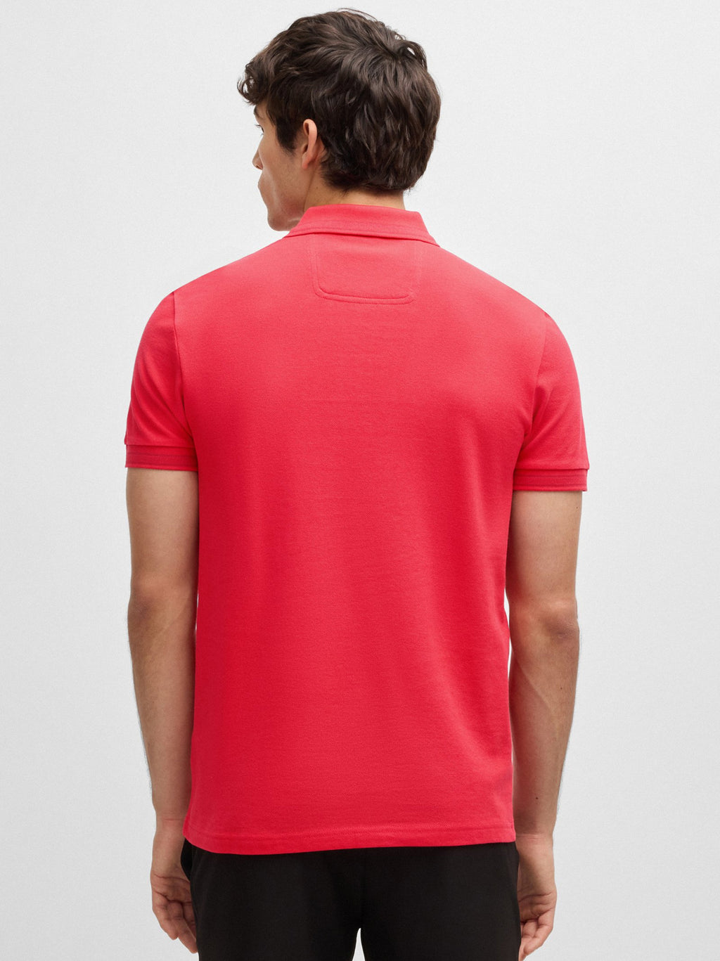 Mens Open Red Paddy Polo Shirt