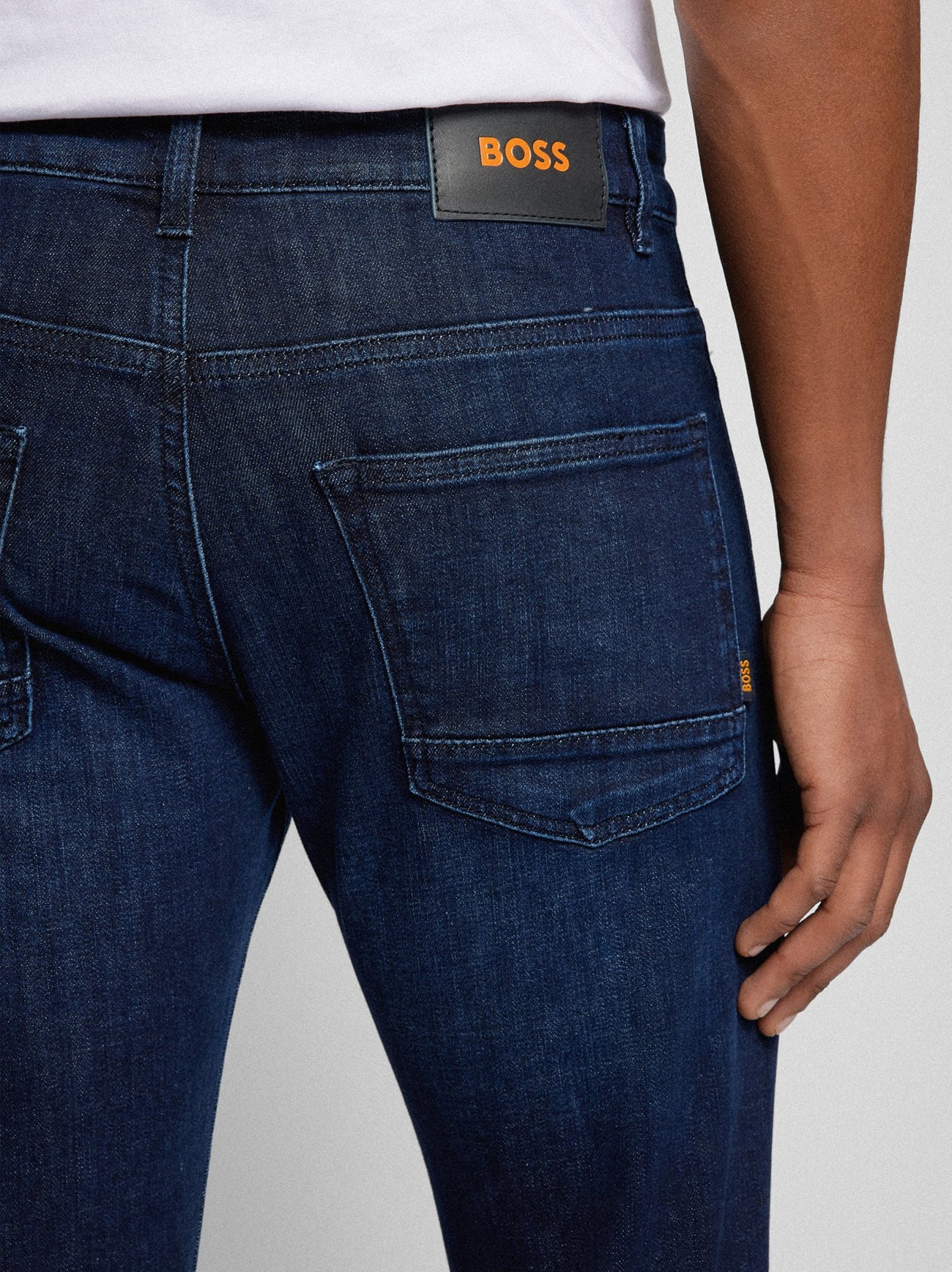 Mens Navy Delaware BC Slim Fit Jean