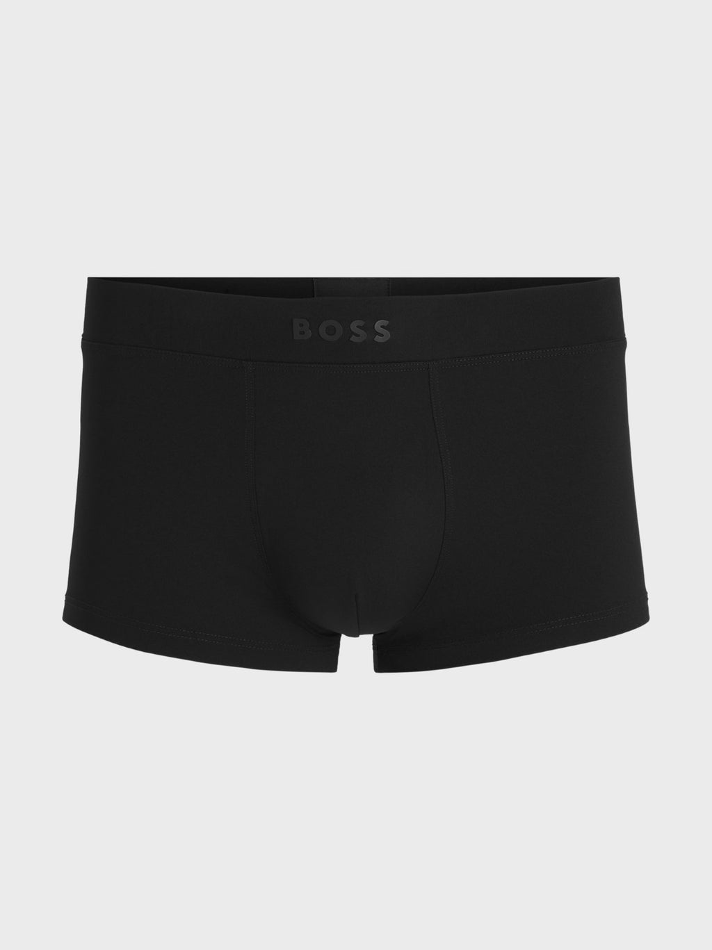 Mens Black 3D Logo Stretch Boxer