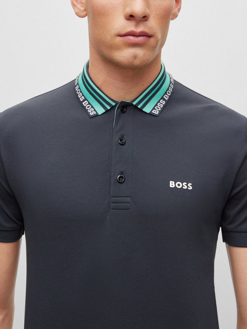 Mens Dark Blue Paule Polo Shirt
