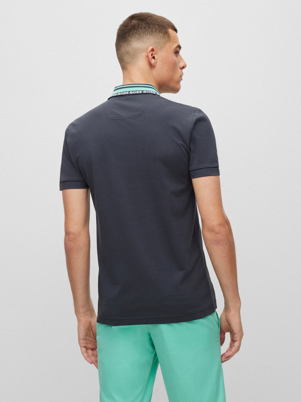 Mens Dark Blue Paule Polo Shirt