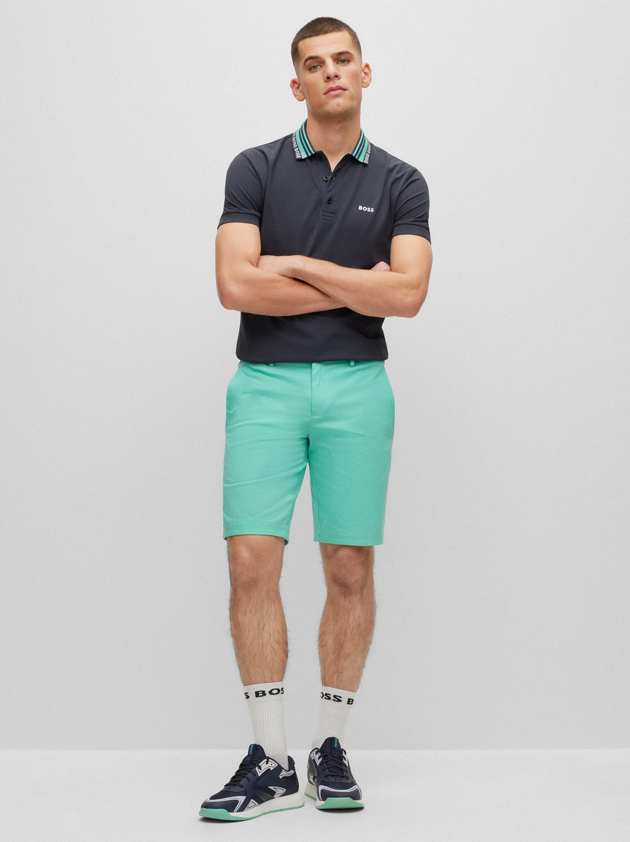 Mens Dark Blue Paule Polo Shirt