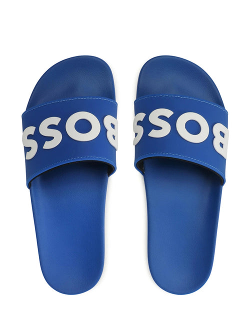 Mens Bright Blue Kirk Slide