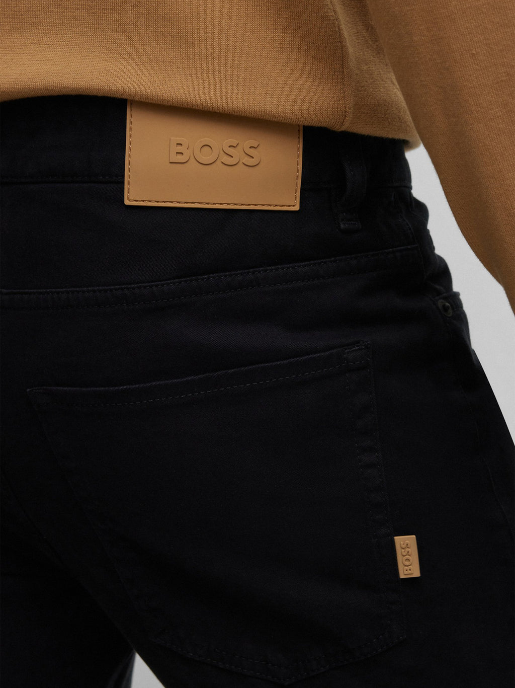 Mens Black Delaware Slim Fit Jean
