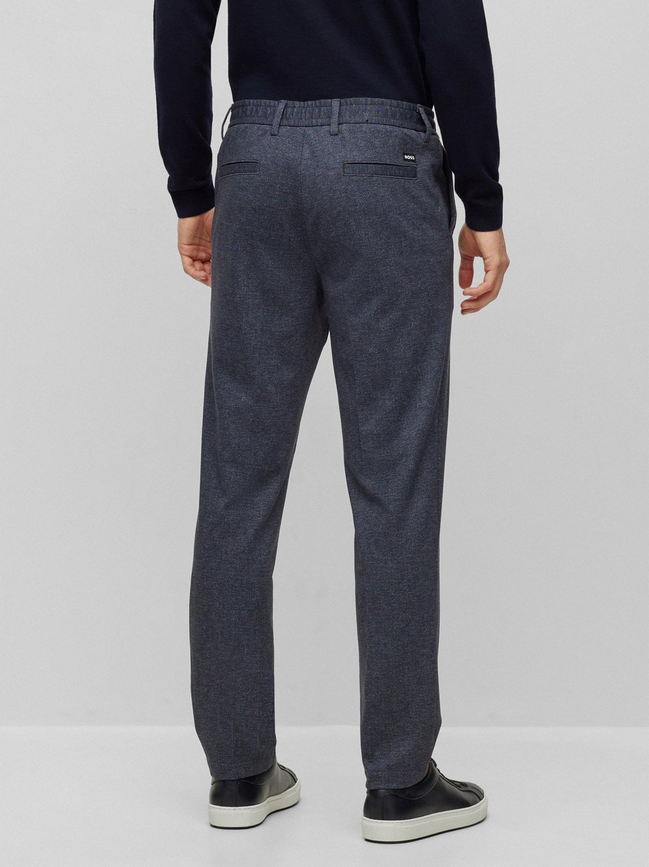 Mens Dark Blue Kane Ds Straight Leg Pant