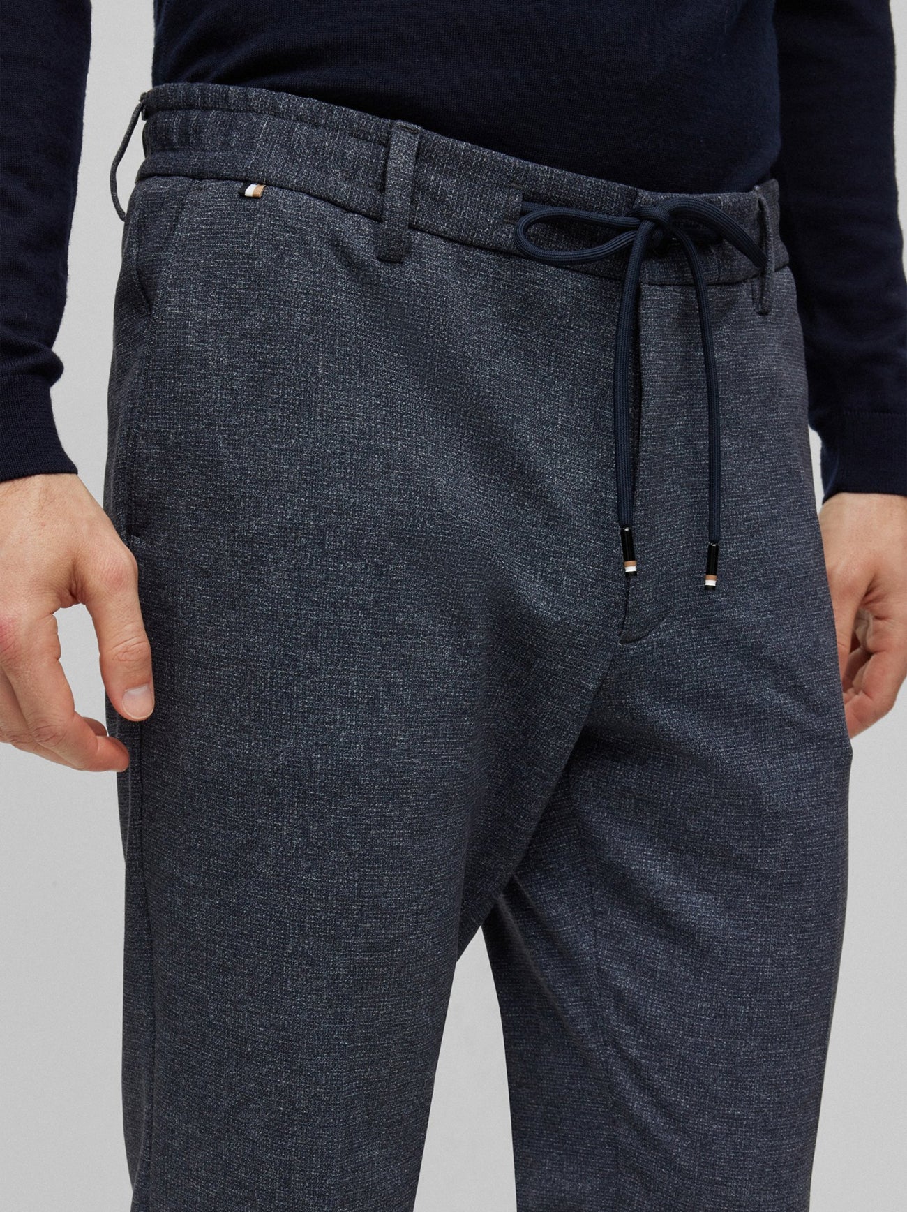 Mens Dark Blue Kane Ds Straight Leg Pant