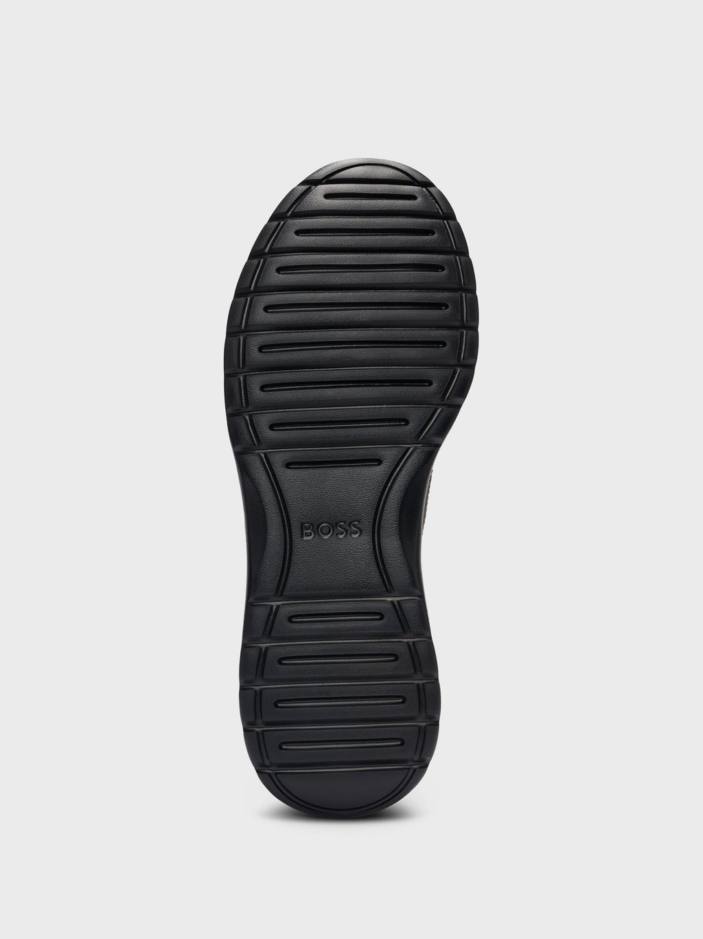 Mens Black Extreme Knit & Suede Trainer