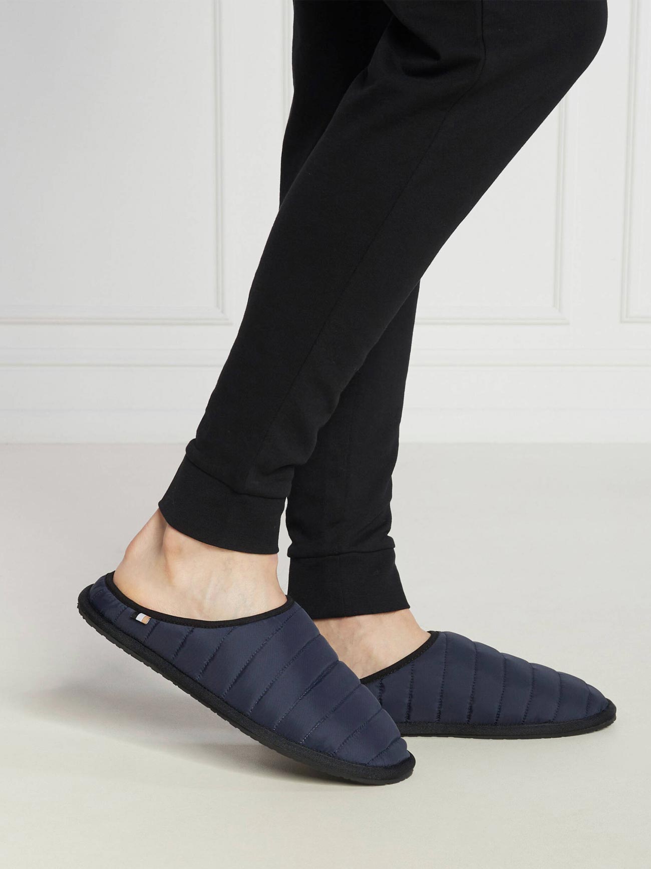 Mens Dark Blue Home Slipper