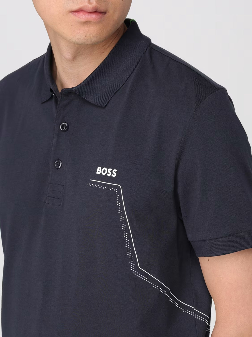 Mens Dark Blue Paddy 3 Polo Shirt