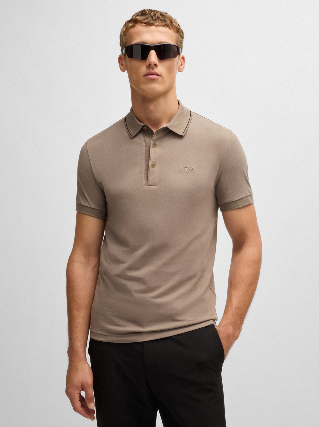 Mens Light Pastel Green Paule Polo Shirt