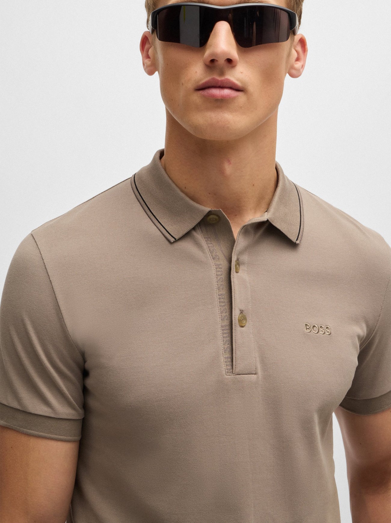 Mens Light Pastel Green Paule Polo Shirt