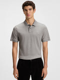 Mens Light Pastel Grey Passenger Polo Shirt