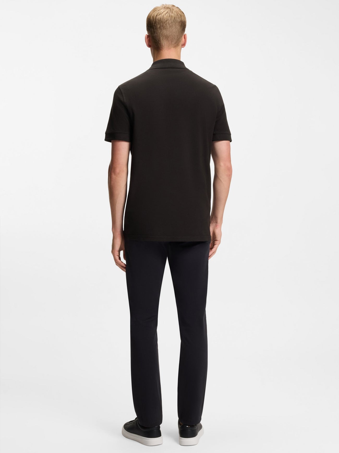 Mens Black Prime Polo Shirt