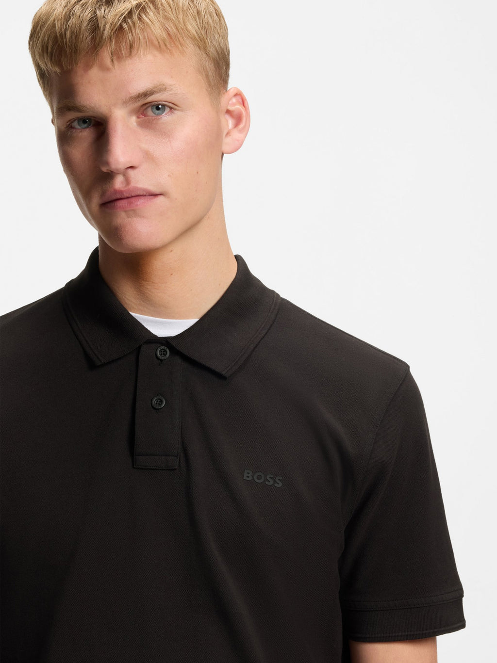 Mens Black Prime Polo Shirt