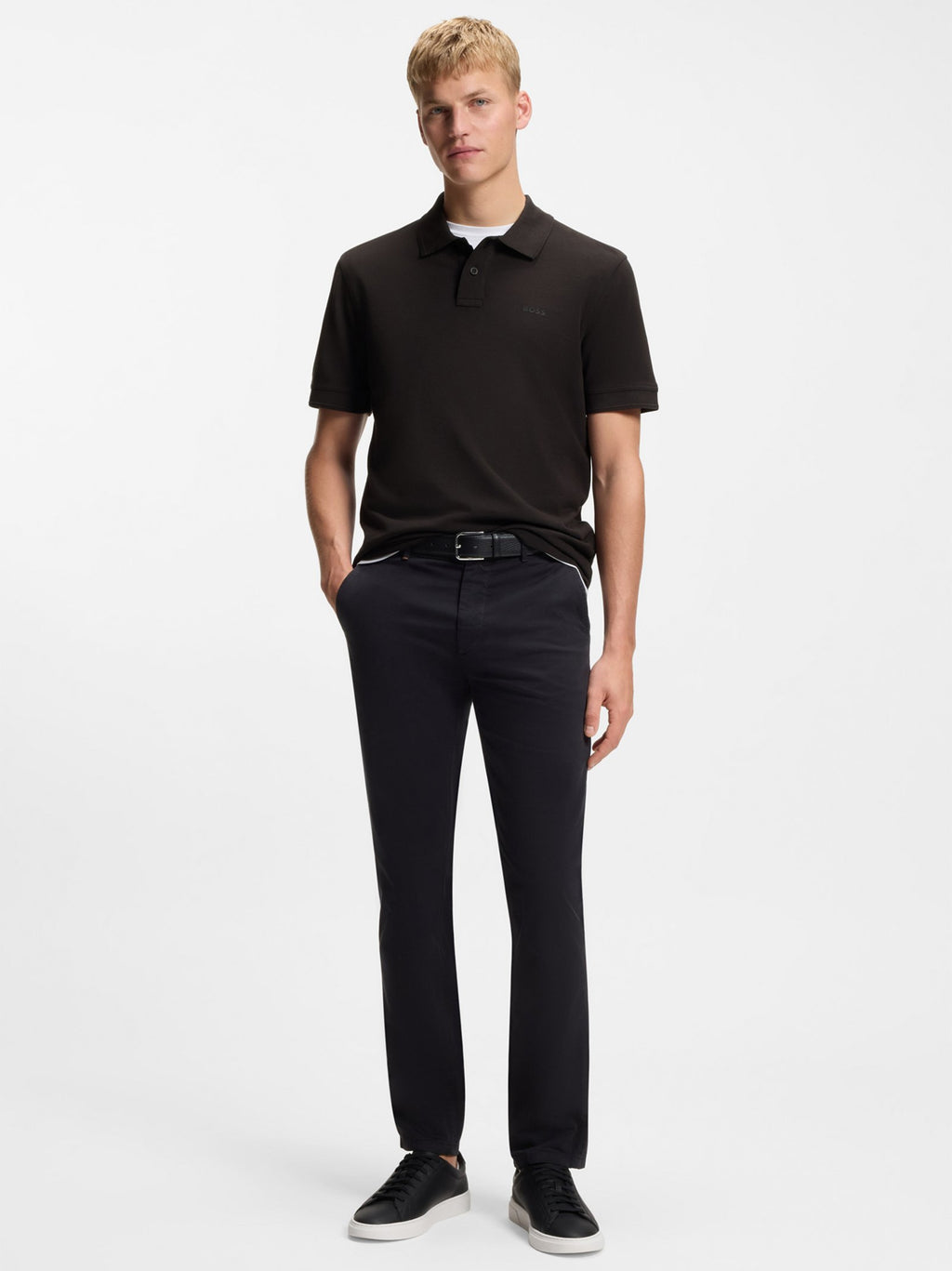 Mens Black Prime Polo Shirt