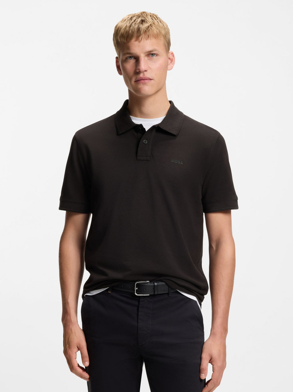 Mens Black Prime Polo Shirt