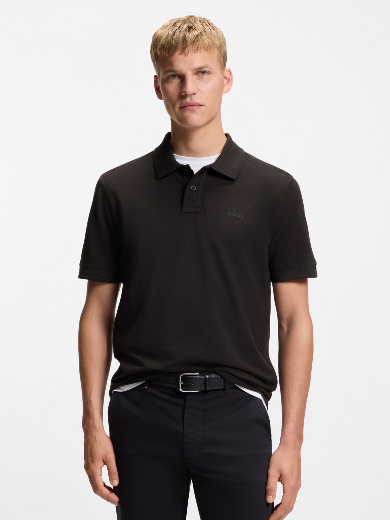 Mens Black Prime Polo Shirt