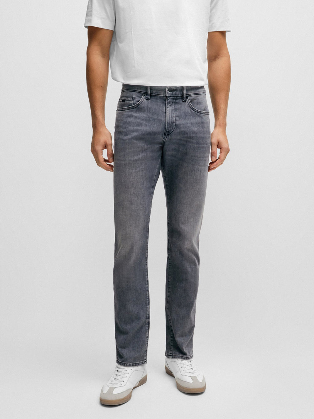 Mens Dark Grey Delaware Slim Fit Jean