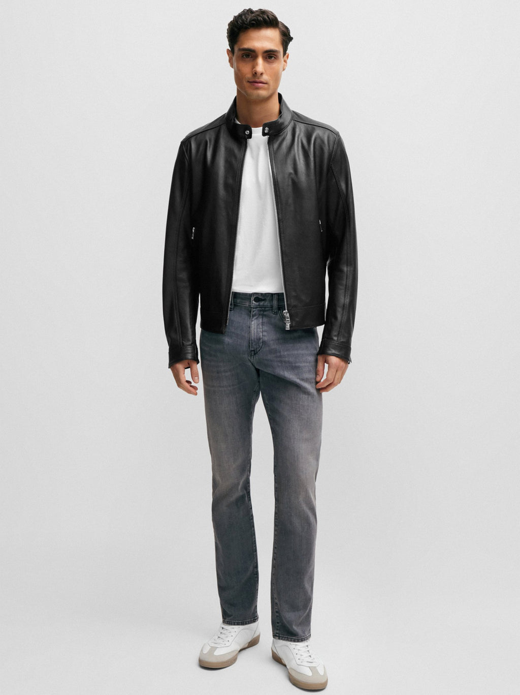 Mens Dark Grey Delaware Slim Fit Jean