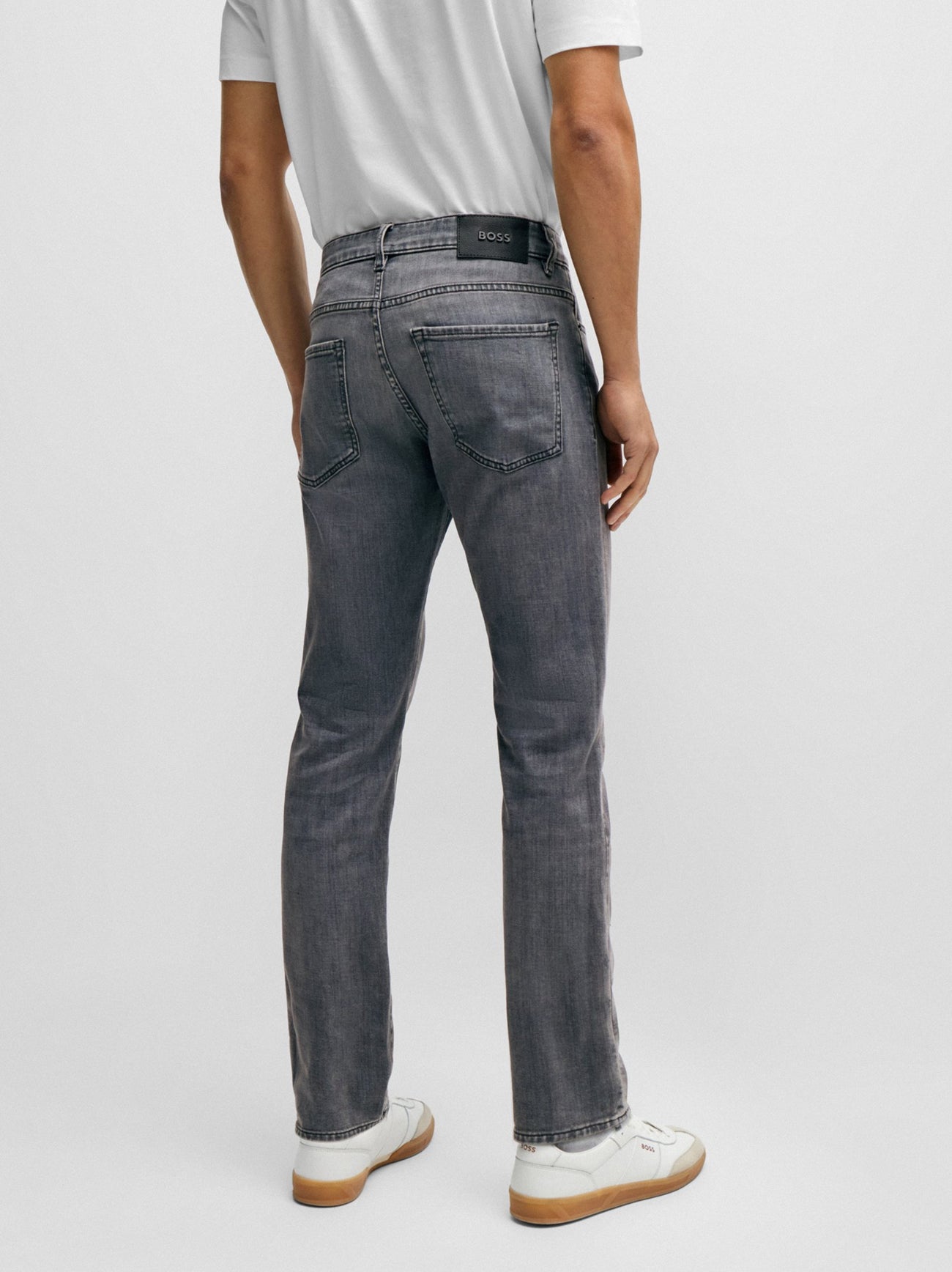 Mens Dark Grey Delaware Slim Fit Jean