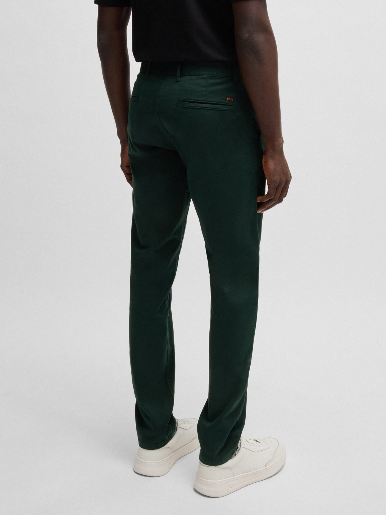 Mens Open Green Slim Fit Chino