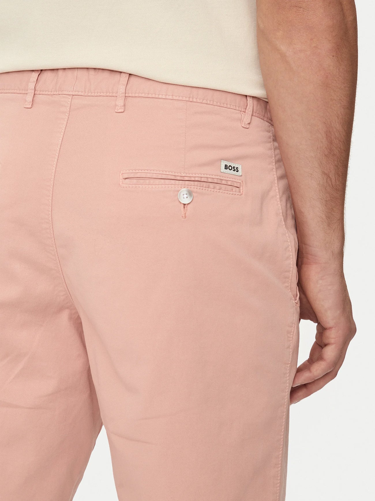 Mens Open Pink Slice Short