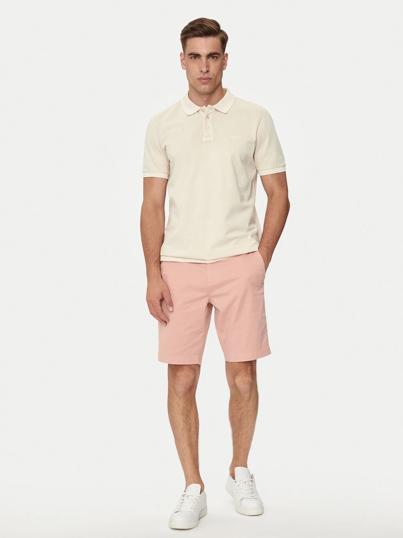 Mens Open Pink Slice Short