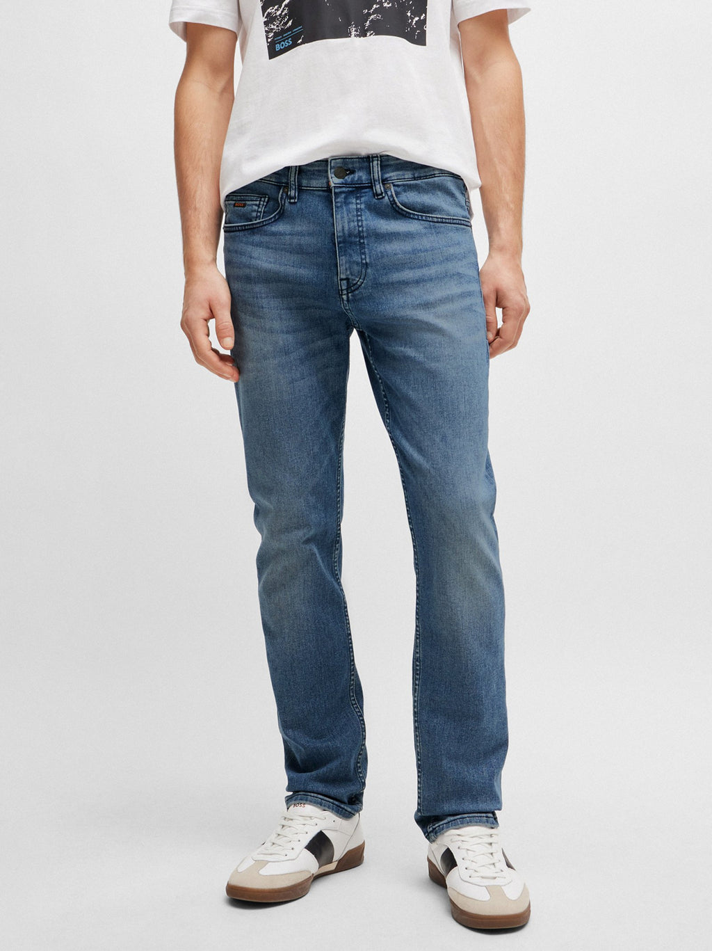 Mens Medium Blue Delaware BC Slim Fit Jean
