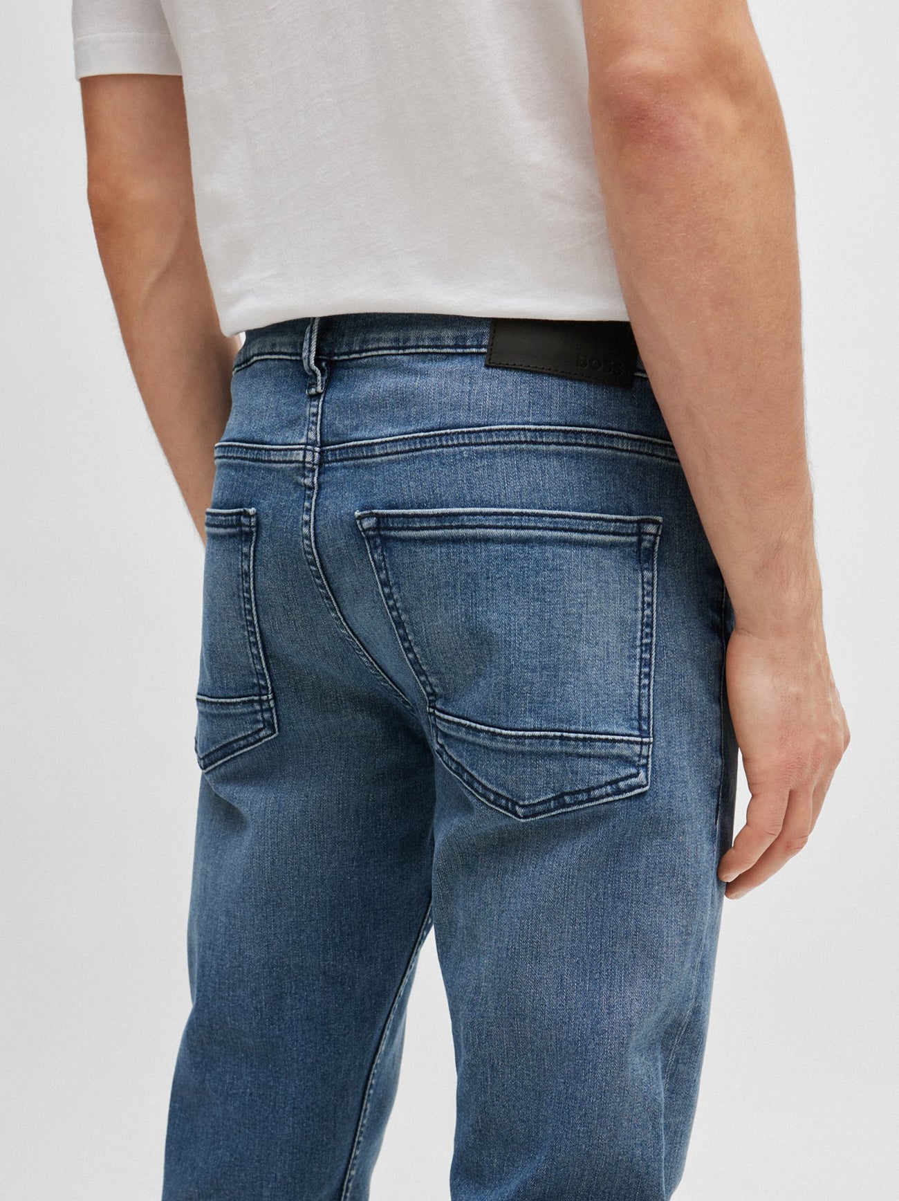 Mens Medium Blue Delaware BC Slim Fit Jean